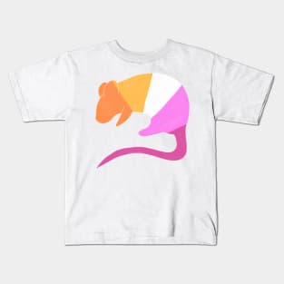 Lesbian Pride Rat Kids T-Shirt